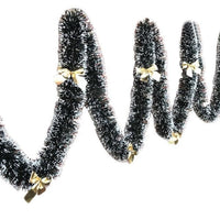 Thumbnail for Luxury Tinsel Garland Decorative Red Bows PeekWise