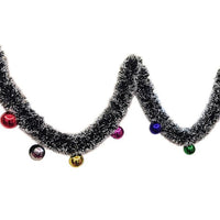 Thumbnail for Luxury Tinsel Garland Decorative Red Bows PeekWise