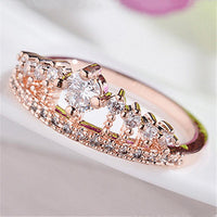 Thumbnail for Princess Crown Crystal Ring