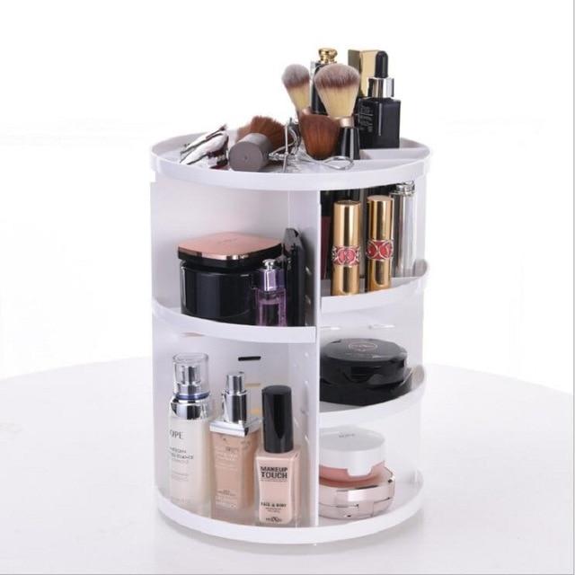 -Degree Rotating Makeup Organizer PeekWise