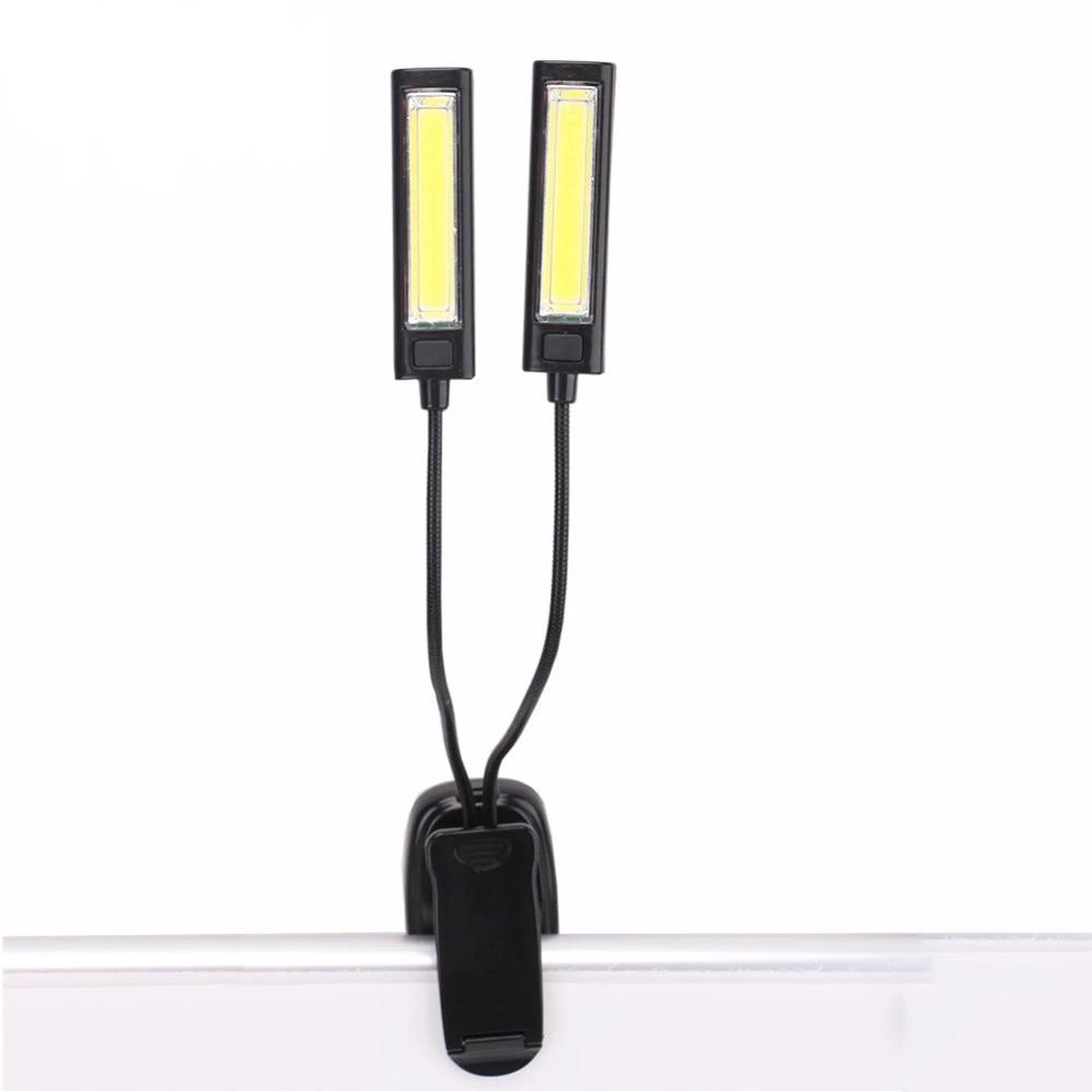 Study Buddy Light - Flexible Arms Desk Clip Lamp