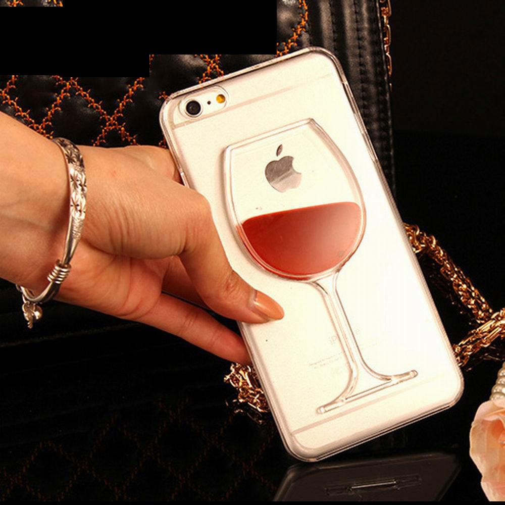 WineTime - Liquid Wine Glass Mobile Phone Cover