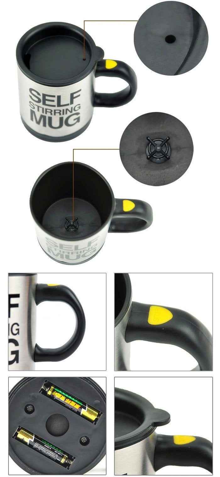 Self Stirring Electric Coffee Tea Mug PeekWise