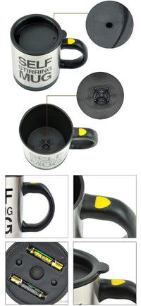 Thumbnail for Self Stirring Electric Coffee Tea Mug PeekWise