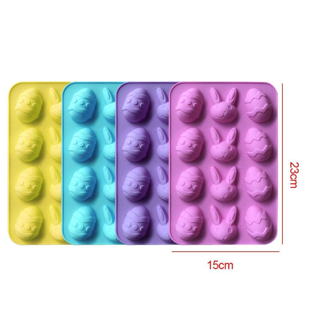 Silicone Cake Mold - Eggs, Rabbit