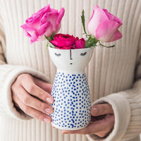 Thumbnail for Cute Girl Flower Vase PeekWise