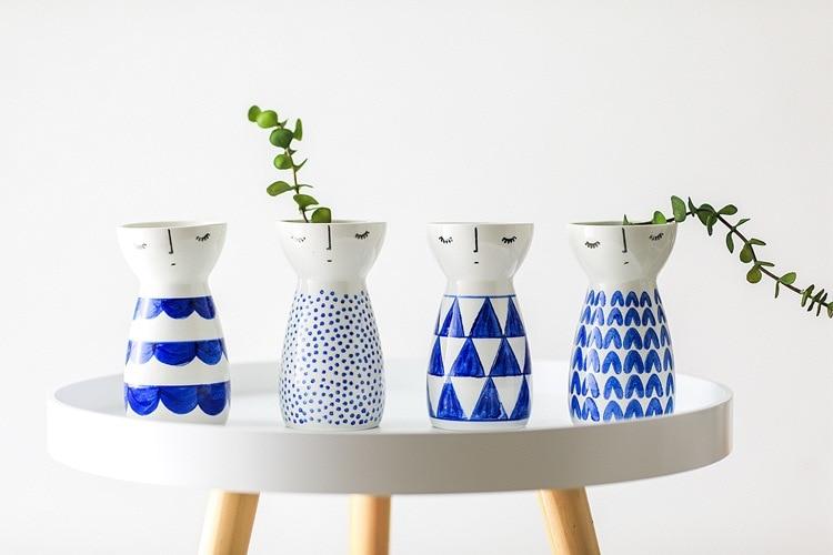 Cute Girl Flower Vase PeekWise