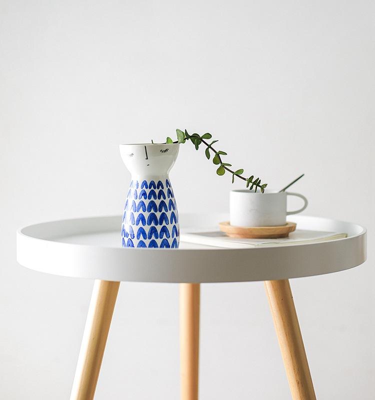 Cute Girl Flower Vase PeekWise