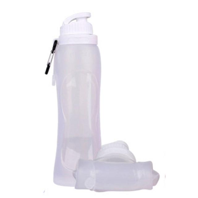 Collapsible Silicone Sports Water Bottle