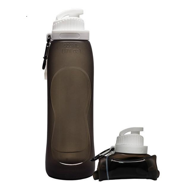 Collapsible Silicone Sports Water Bottle