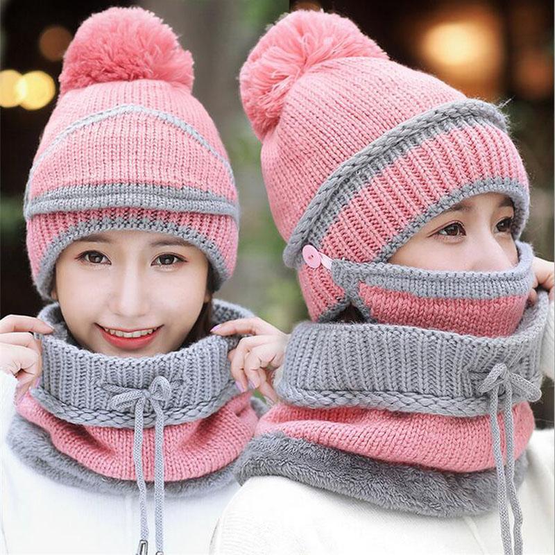 3 In 1  Beanie Hat Scarf and Mask