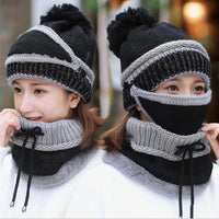 Thumbnail for 3 In 1  Beanie Hat Scarf and Mask