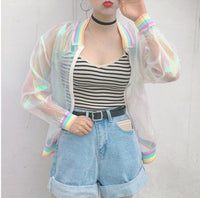 Thumbnail for Rainbow Hologram Jacket