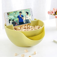 Thumbnail for Multi-functional Double Layer Candy Snacks Nuts Container PeekWise