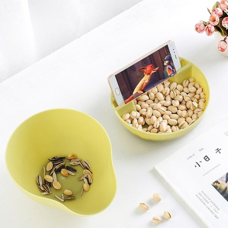 Multi-functional Double Layer Candy Snacks Nuts Container PeekWise