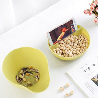 Thumbnail for Multi-functional Double Layer Candy Snacks Nuts Container PeekWise