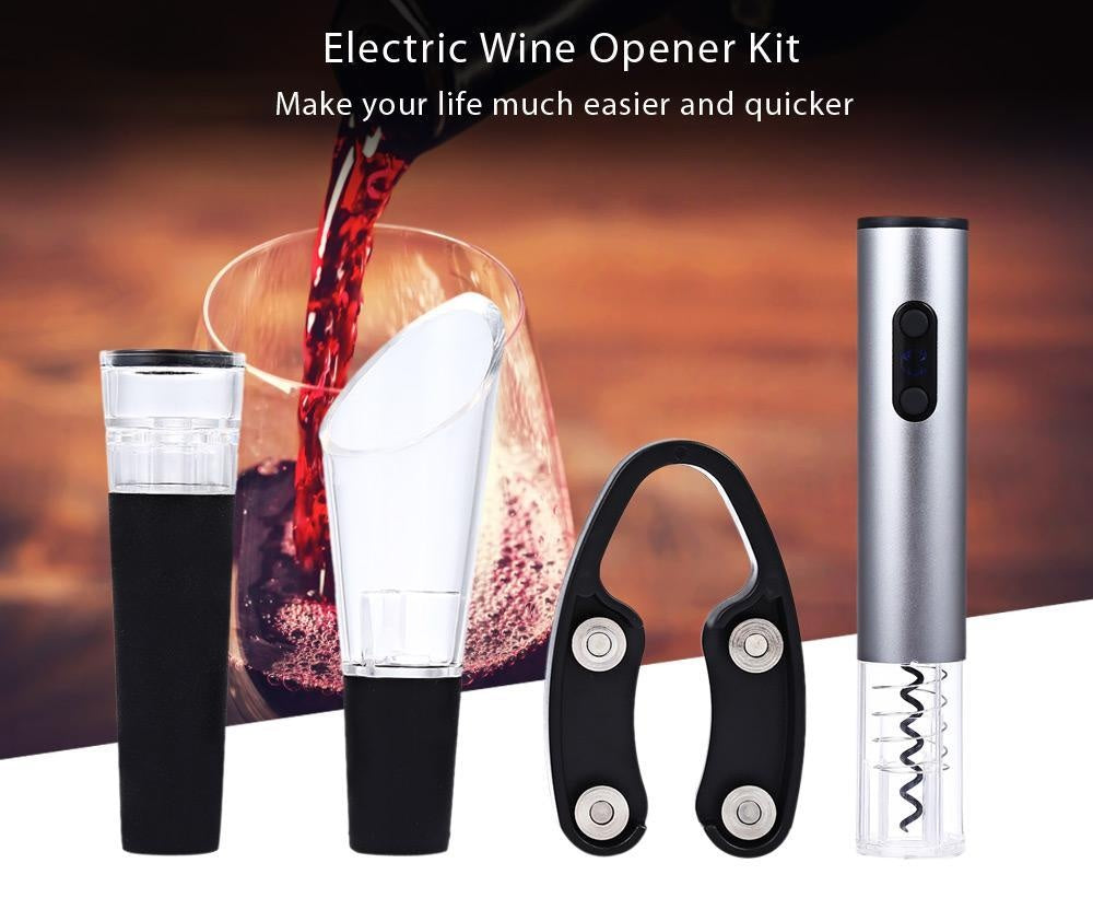 Electric Cordless Wine Bottle Opener PeekWise