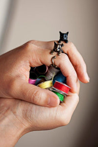 Thumbnail for Vintage Handmade Cat Rings
