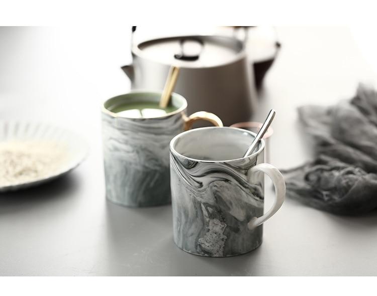 Marble Porcelain Coffee Mug