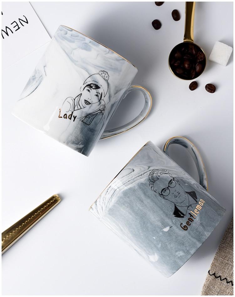Marble Porcelain Coffee Mug