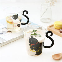 Thumbnail for Meow - Glass Cat Mug