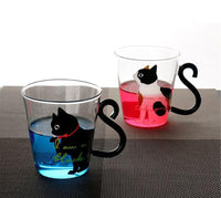 Thumbnail for Meow - Glass Cat Mug