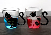 Thumbnail for Meow - Glass Cat Mug