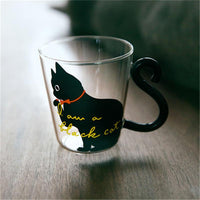 Thumbnail for Meow - Glass Cat Mug