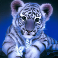 Thumbnail for Playful Baby Tiger - GemPaint™ Kit