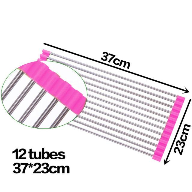 Multi-Purpose Roll-Up Dish Vegetable Drying Rack PeekWise