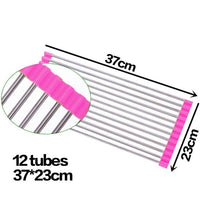 Thumbnail for Multi-Purpose Roll-Up Dish Vegetable Drying Rack PeekWise