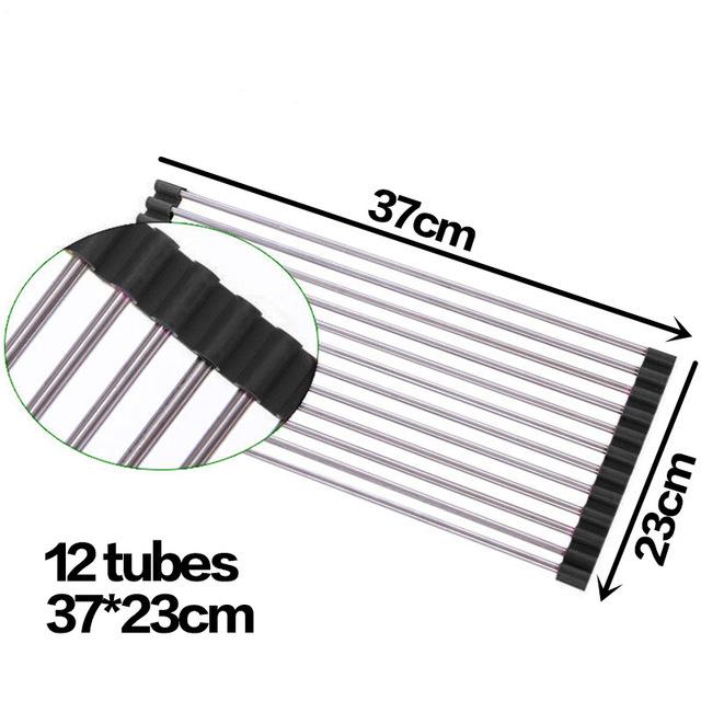 Multi-Purpose Roll-Up Dish Vegetable Drying Rack PeekWise