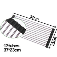 Thumbnail for Multi-Purpose Roll-Up Dish Vegetable Drying Rack PeekWise