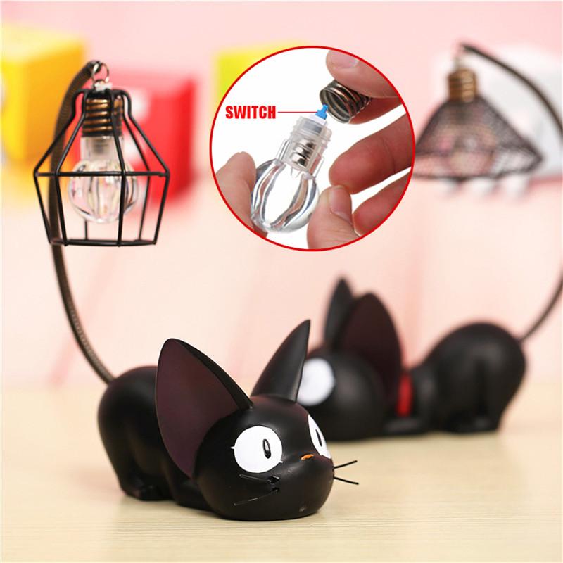 Little Black Cat Night Light PeekWise