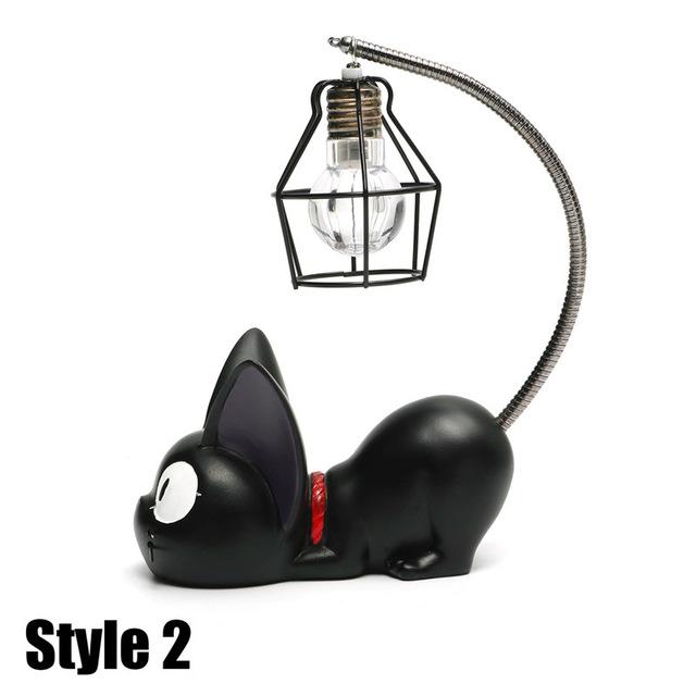 Little Black Cat Night Light PeekWise