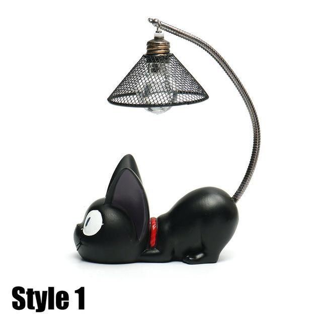 Little Black Cat Night Light PeekWise