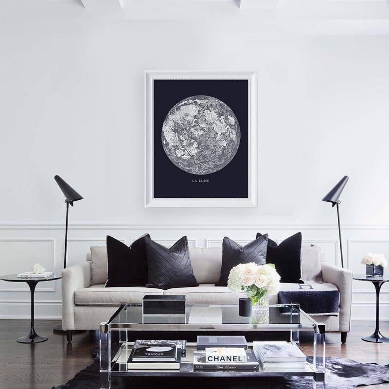 Moon Canvas Poster PeekWise