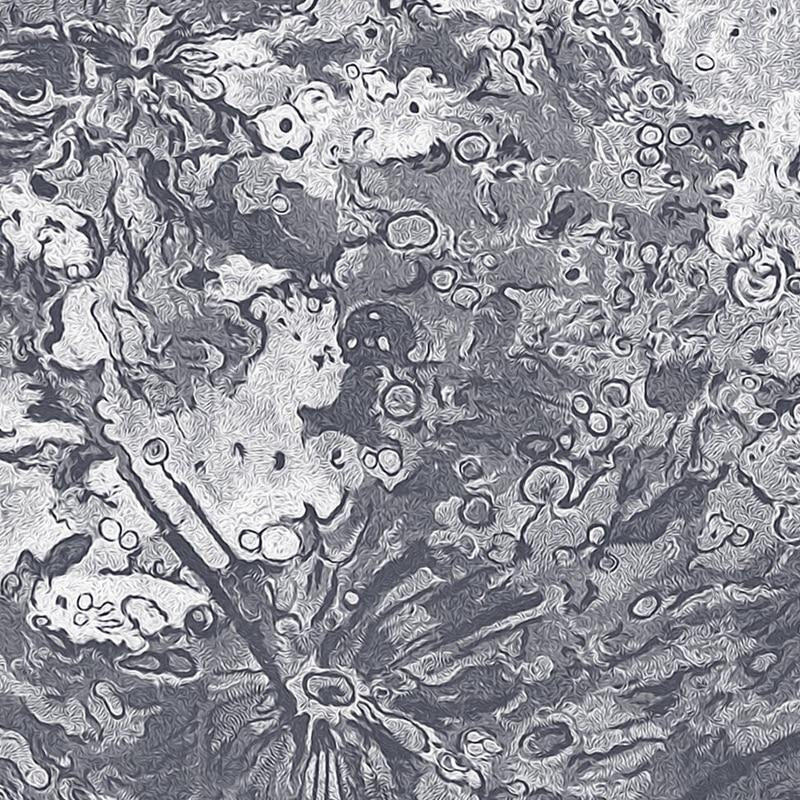 Moon Canvas Poster PeekWise