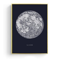 Thumbnail for Moon Canvas Poster PeekWise