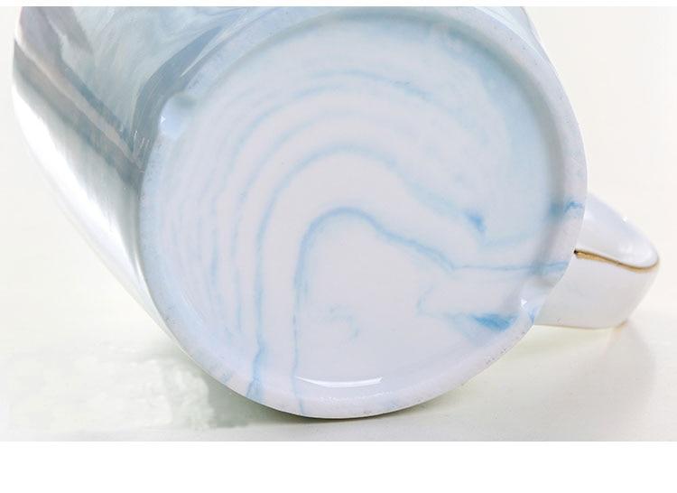 Marble Porcelain Mr & Mrs Coffee Mugs