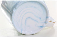 Thumbnail for Marble Porcelain Mr & Mrs Coffee Mugs