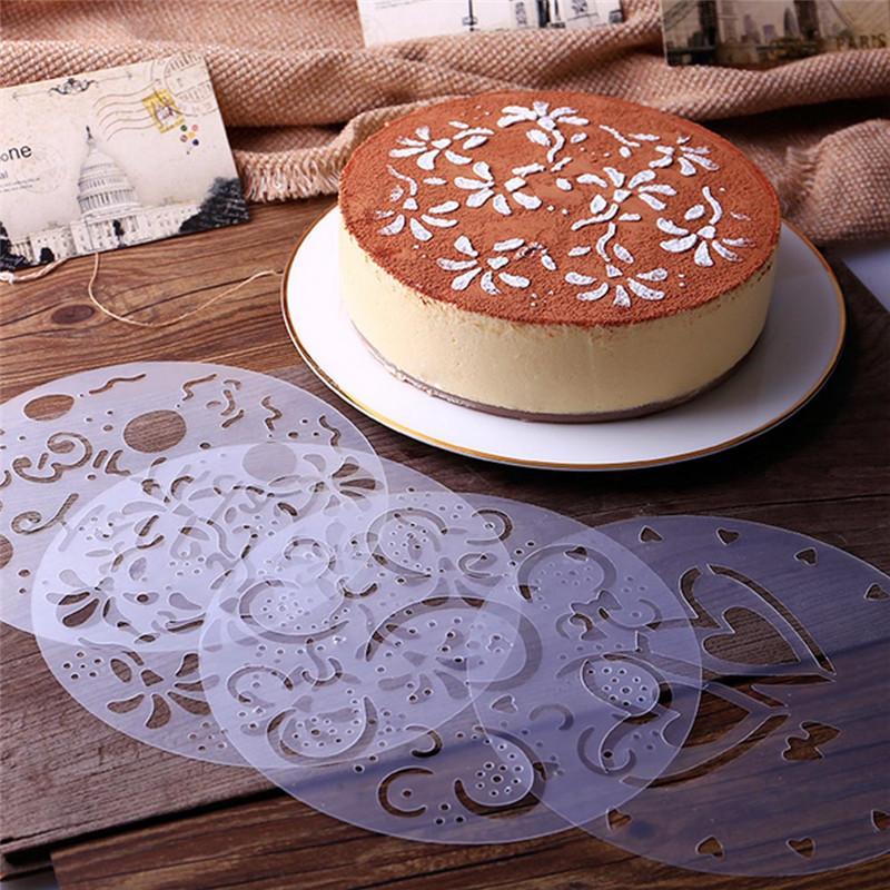 Betty - 4 Piece Set Cake Mold Stencil