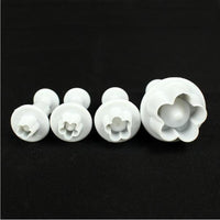 Thumbnail for 4 Piece Set - Plum Flower Shape Pastry Decorating Tools