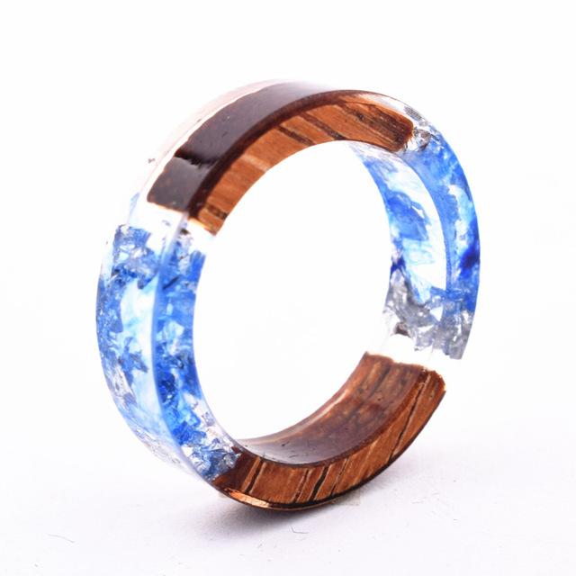 Flower Resin Rings