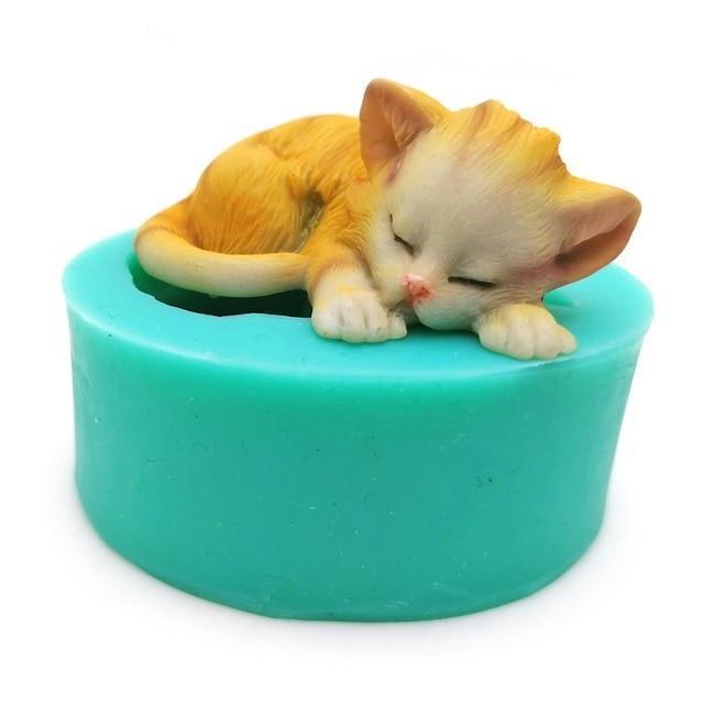 3D Silicone Kittens Molds