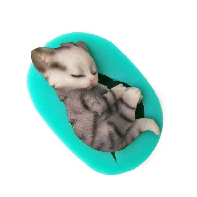 3D Silicone Kittens Molds