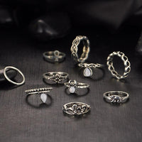 Thumbnail for Bohemian Ring Stack - 10 Ring Set