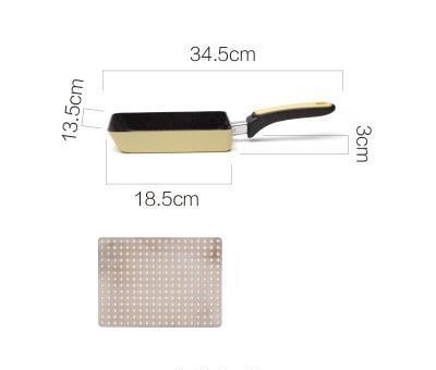 Ollam - Non-Stick Aluminum Egg Roll Fry Pan
