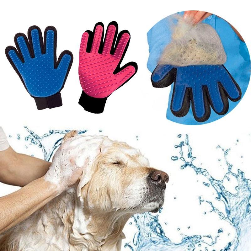 Pet Grooming Glove for Cats, Dogs & Horses