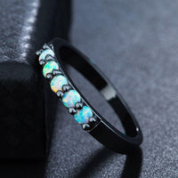 Thumbnail for Simple Colored Fire Opal Rings